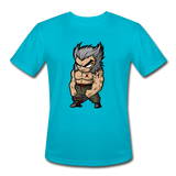 Character #65 Men’s Moisture Wicking Performance T-Shirt - turquoise