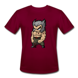 Character #65 Men’s Moisture Wicking Performance T-Shirt - burgundy