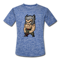 Character #65 Men’s Moisture Wicking Performance T-Shirt - heather blue