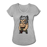 Character #65 Women's Tri-Blend V-Neck T-Shirt - heather gray
