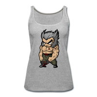 Character #65 Women’s Premium Tank Top - heather gray