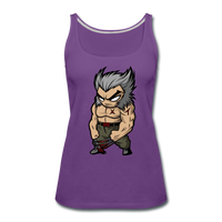 Character #65 Women’s Premium Tank Top - purple