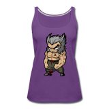 Character #65 Women’s Premium Tank Top - purple