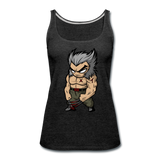 Character #65 Women’s Premium Tank Top - charcoal gray