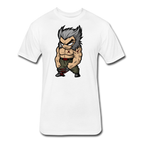 Character #65 Fitted Cotton/Poly T-Shirt by Next Level - white