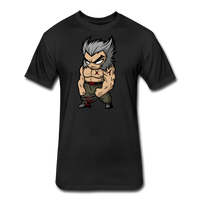 Character #65 Fitted Cotton/Poly T-Shirt by Next Level - black