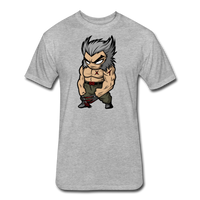 Character #65 Fitted Cotton/Poly T-Shirt by Next Level - heather gray