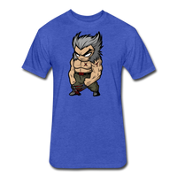 Character #65 Fitted Cotton/Poly T-Shirt by Next Level - heather royal
