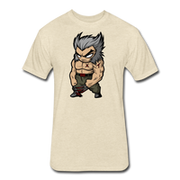 Character #65 Fitted Cotton/Poly T-Shirt by Next Level - heather cream