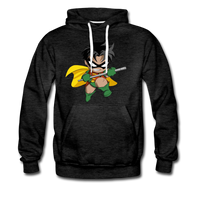 Character #66 Men’s Premium Hoodie - charcoal gray