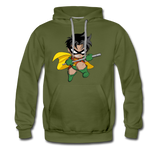 Character #66 Men’s Premium Hoodie - olive green