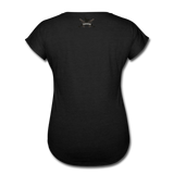 Character #66 Women's Tri-Blend V-Neck T-Shirt - black