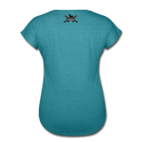 Character #66 Women's Tri-Blend V-Neck T-Shirt - heather turquoise