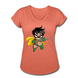 Character #66 Women's Tri-Blend V-Neck T-Shirt - heather bronze