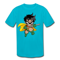 Character #66 Kids' Moisture Wicking Performance T-Shirt - turquoise