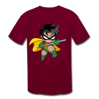 Character #66 Kids' Moisture Wicking Performance T-Shirt - burgundy