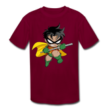 Character #66 Kids' Moisture Wicking Performance T-Shirt - burgundy