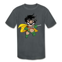 Character #66 Kids' Moisture Wicking Performance T-Shirt - charcoal