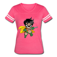Character #66 Women’s Vintage Sport T-Shirt - vintage pink/white