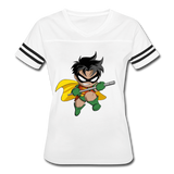 Character #66 Women’s Vintage Sport T-Shirt - white/black