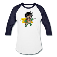 Character #66 Baseball T-Shirt - white/navy