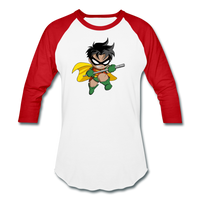Character #66 Baseball T-Shirt - white/red