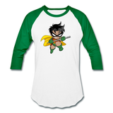 Character #66 Baseball T-Shirt - white/kelly green