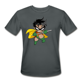 Character #66 Men’s Moisture Wicking Performance T-Shirt - charcoal