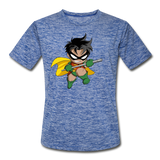 Character #66 Men’s Moisture Wicking Performance T-Shirt - heather blue