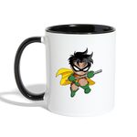 Character #66 Contrast Coffee Mug - white/black