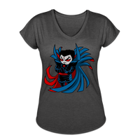 Character #67 Women's Tri-Blend V-Neck T-Shirt - deep heather