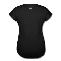 Character #67 Women's Tri-Blend V-Neck T-Shirt - black