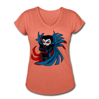 Character #67 Women's Tri-Blend V-Neck T-Shirt - heather bronze