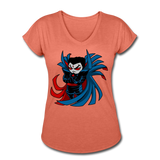 Character #67 Women's Tri-Blend V-Neck T-Shirt - heather bronze
