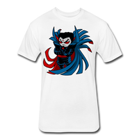 Character #67 Fitted Cotton/Poly T-Shirt by Next Level - white
