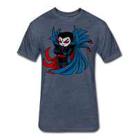 Character #67 Fitted Cotton/Poly T-Shirt by Next Level - heather navy