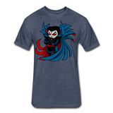 Character #67 Fitted Cotton/Poly T-Shirt by Next Level - heather navy