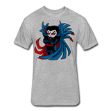 Character #67 Fitted Cotton/Poly T-Shirt by Next Level - heather gray