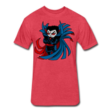 Character #67 Fitted Cotton/Poly T-Shirt by Next Level - heather red