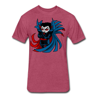 Character #67 Fitted Cotton/Poly T-Shirt by Next Level - heather burgundy