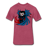 Character #67 Fitted Cotton/Poly T-Shirt by Next Level - heather burgundy