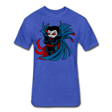 Character #67 Fitted Cotton/Poly T-Shirt by Next Level - heather royal