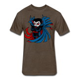 Character #67 Fitted Cotton/Poly T-Shirt by Next Level - heather espresso