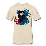 Character #67 Fitted Cotton/Poly T-Shirt by Next Level - heather cream