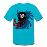 Character #67 Kids' Moisture Wicking Performance T-Shirt - turquoise