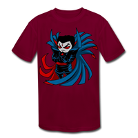 Character #67 Kids' Moisture Wicking Performance T-Shirt - burgundy