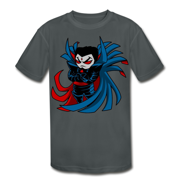 Character #67 Kids' Moisture Wicking Performance T-Shirt - charcoal