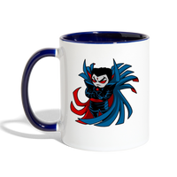 Character #67 Contrast Coffee Mug - white/cobalt blue