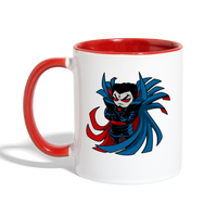 Character #67 Contrast Coffee Mug - white/red