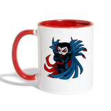 Character #67 Contrast Coffee Mug - white/red